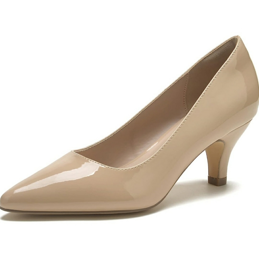🆕️Chollima Women's Low Heel Pointed Toe Classic Pumps Shoes - Picture 5 of 6